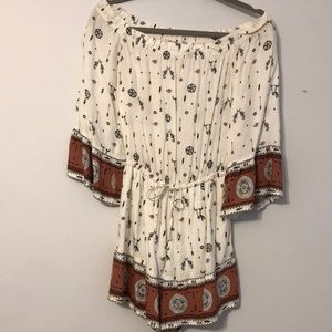 Off the shoulder romper